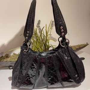 Black shoulder Baci bag